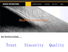 Tablet Screenshot of benhurint.com